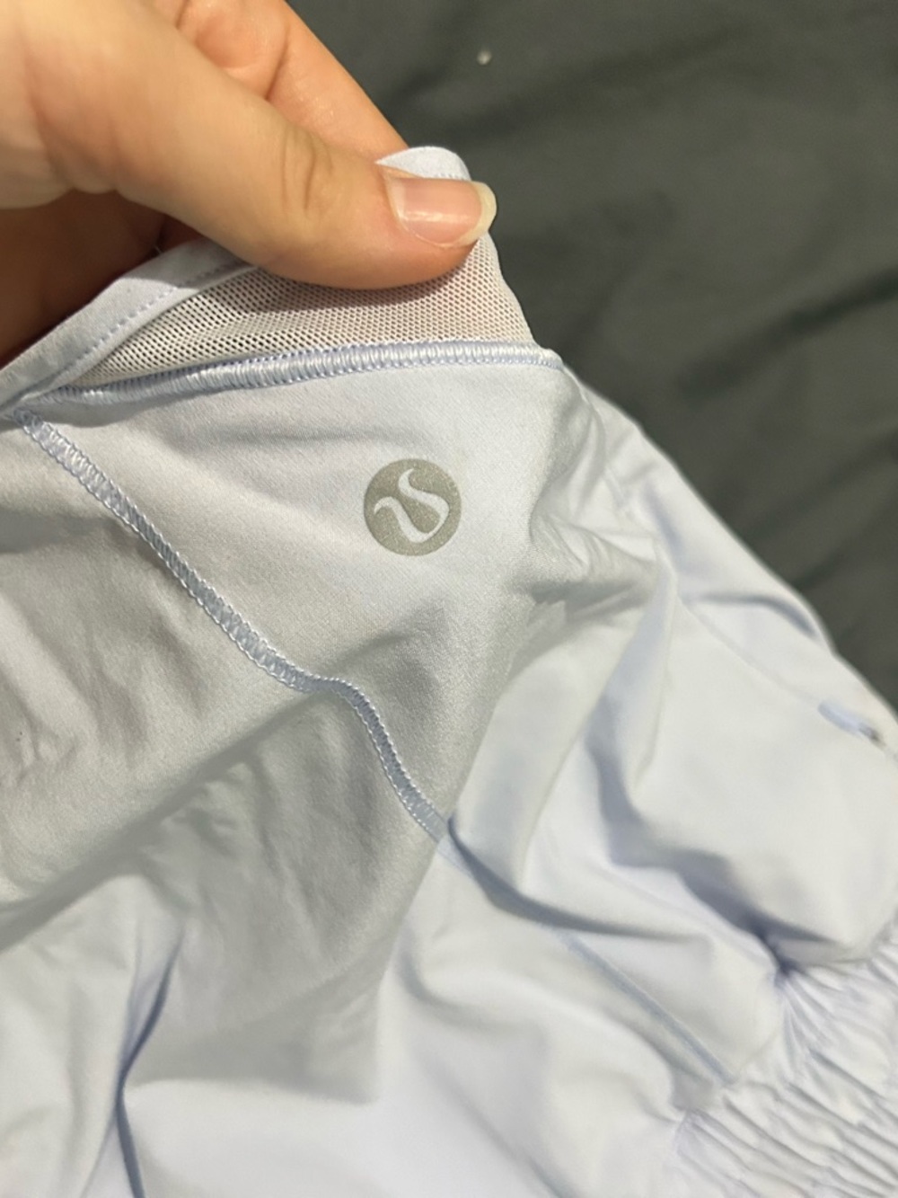 lululemon athletica Light Blue Running Shorts - Picture 3 of 4